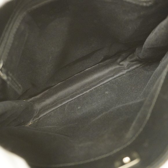 GUCCIAuth 91762 Women's GG Canvas Shoulder Bag Black - Picture 4 of 10